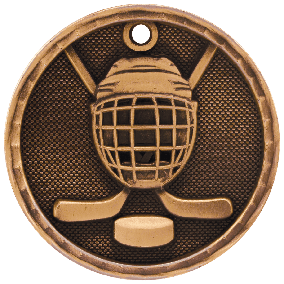 Hockey 3-D Medal-Bronze