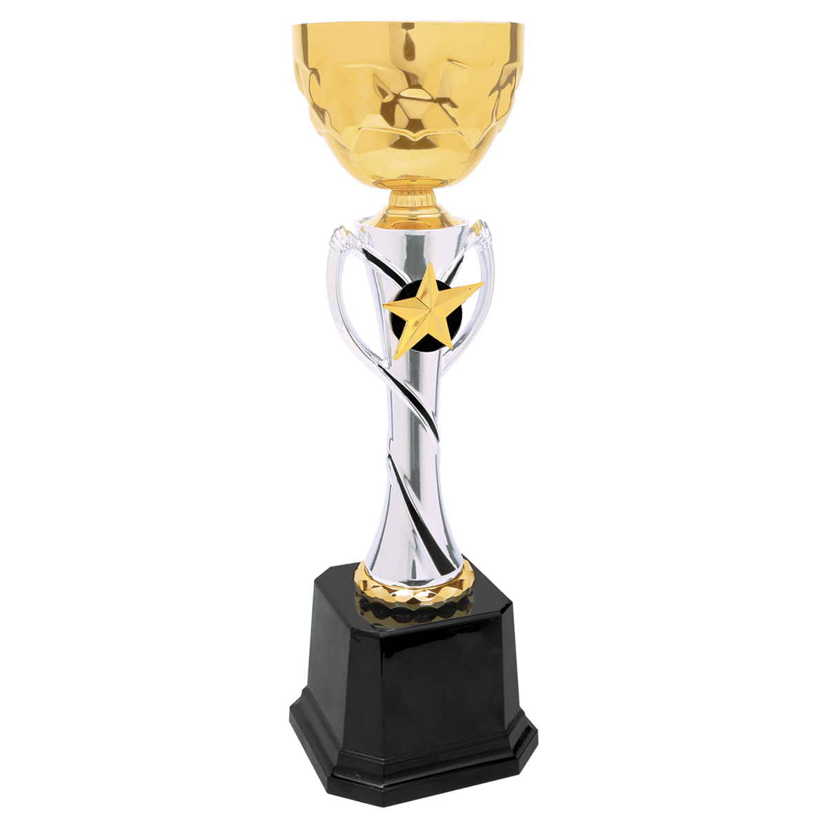 Gold/Silver Metal Cup-12 3/4"