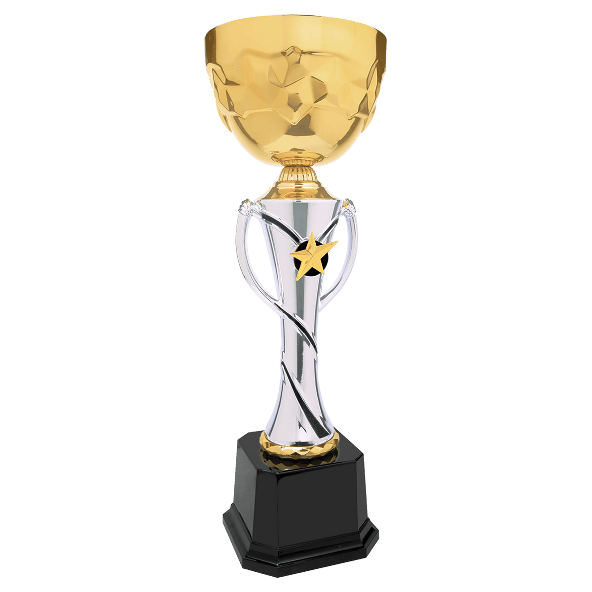 Gold/Silver Metal Cup-17 3/4"