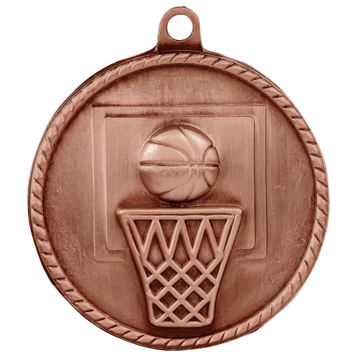 Basketball High Relief Medal-Bronze