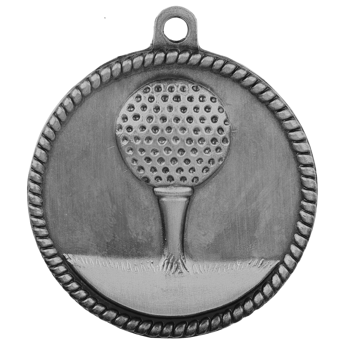 Golf High Relief Medal-Silver