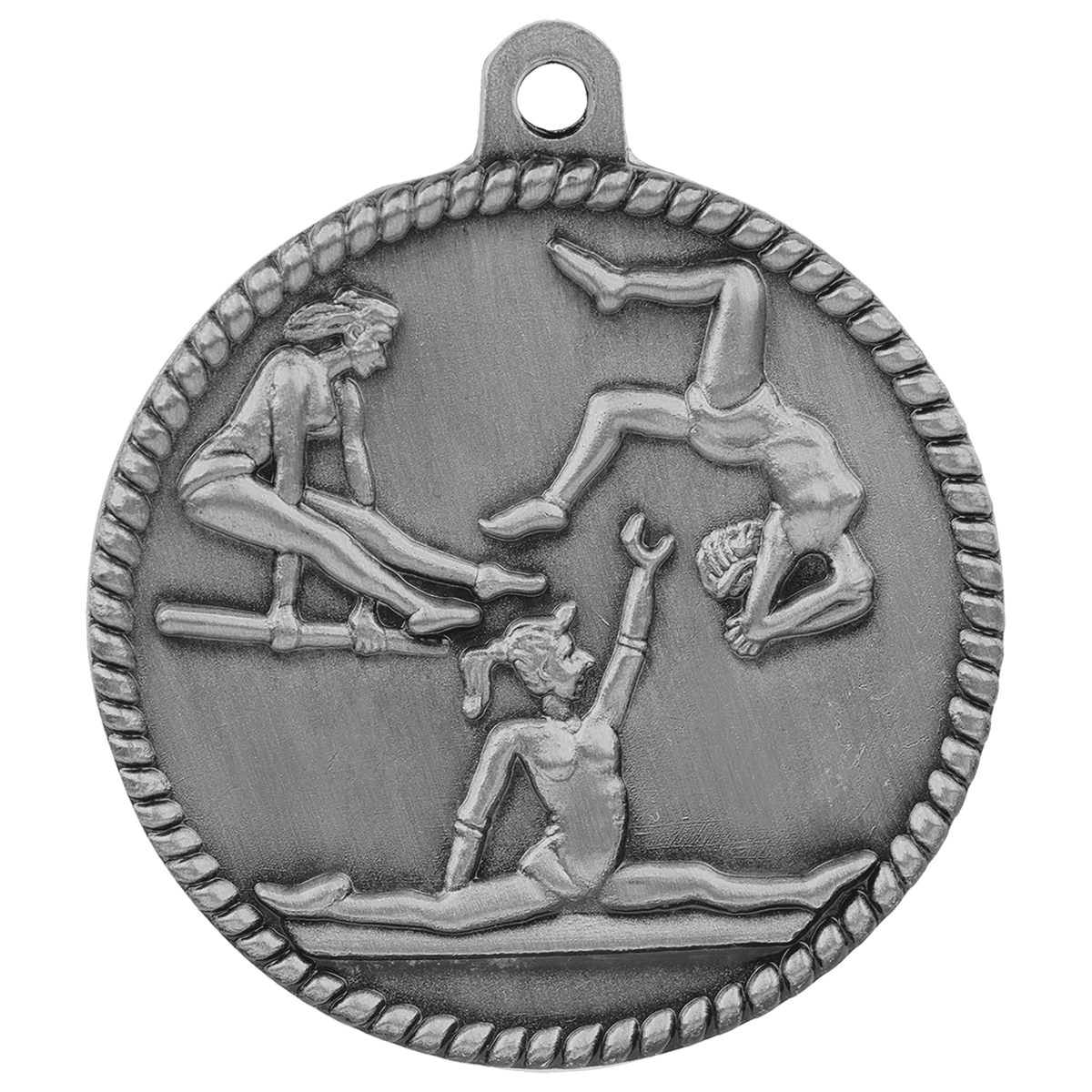 Female Gymnastics High Relief Medal-Silver