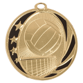 Volleyball MidNite Star Medal-Gold
