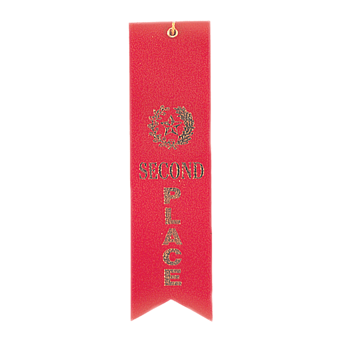 2nd Place Carded Ribbon with String