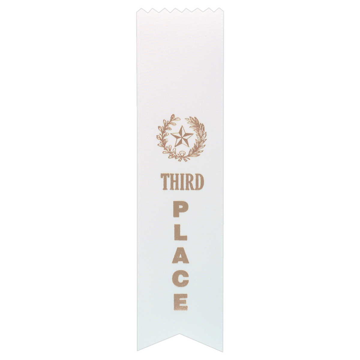 3rd Place Pinked Ribbon