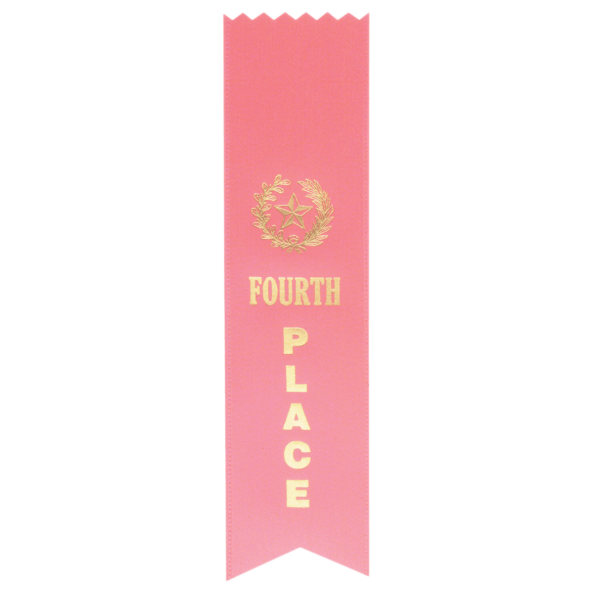 4th Place Pinked Ribbon