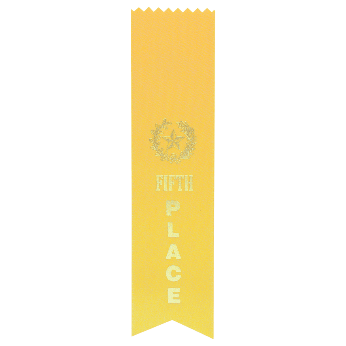 5th Place Pinked Ribbon