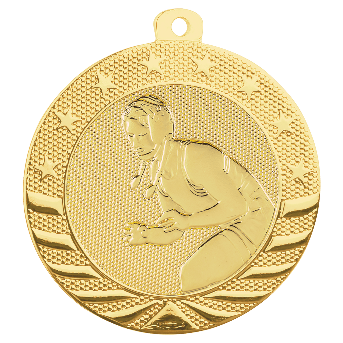Female Wrestling Starbrite Medal-Gold