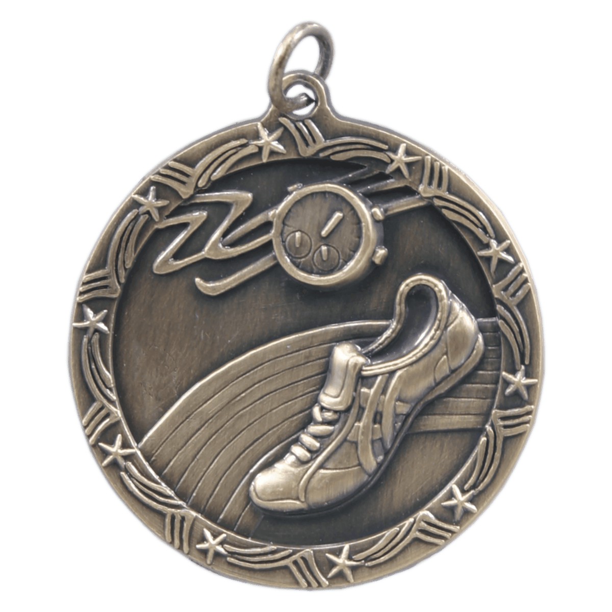 Track Shooting Star Medal-Gold