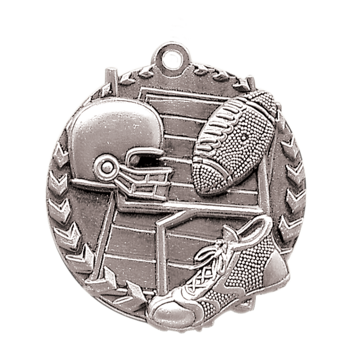 Football Millennium Medal-Silver